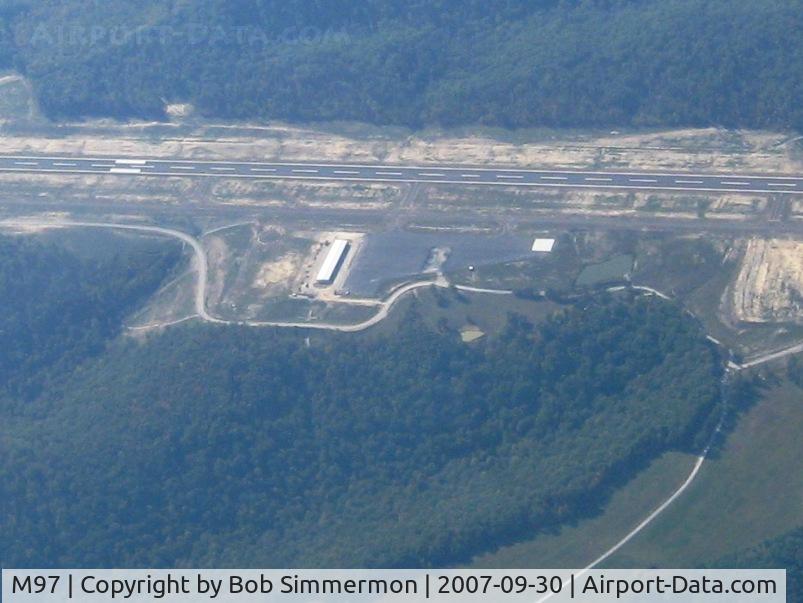 Morehead-rowan County Clyde A. Thomas Regional Airport (M97) - New airport from 8000'