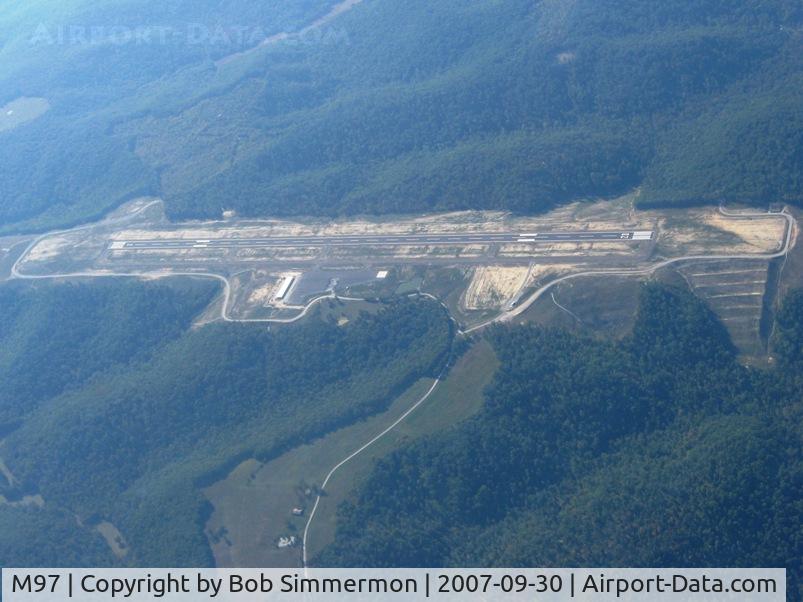Morehead-rowan County Clyde A. Thomas Regional Airport (M97) - New airport from 8000'