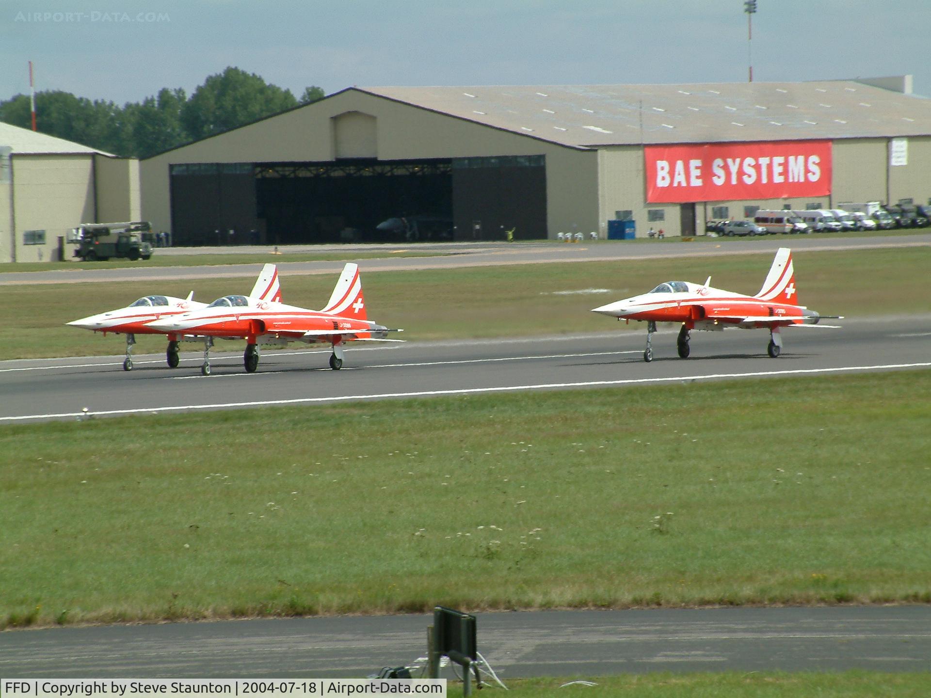 RAF Fairford Airport, Fairford, England United Kingdom (FFD) - Patrouille Suisse at Royal International Air Tattoo 2004