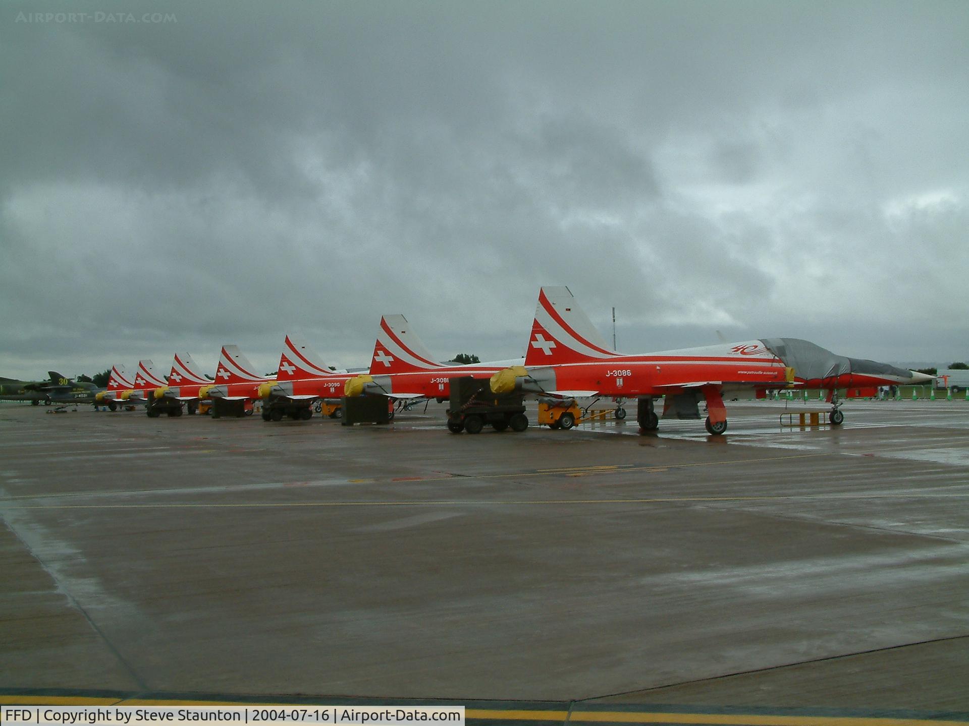 RAF Fairford Airport, Fairford, England United Kingdom (FFD) - Patrouille Suisse at Royal International Air Tattoo 2004
