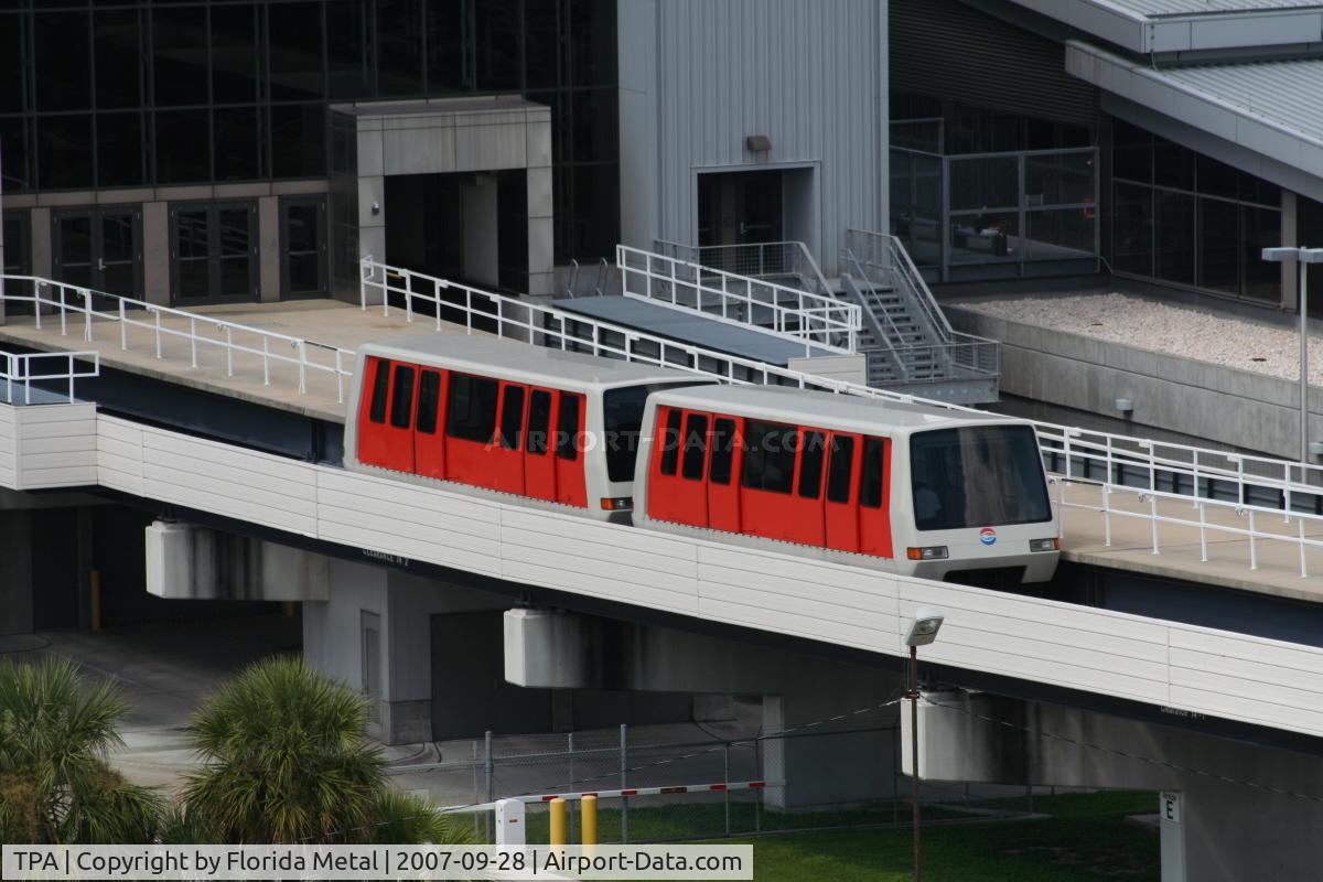 Tampa International Airport (TPA) - Tampa monorail to the airside