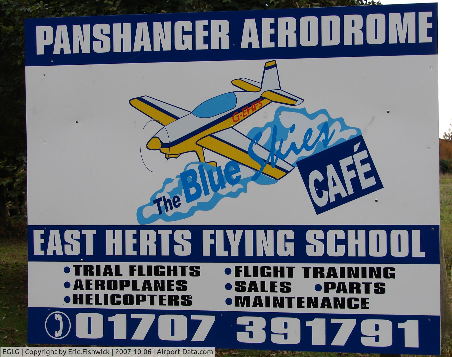 Panshanger Airport, Hertford, England United Kingdom (EGLG) - 5. Panshanger facilities
