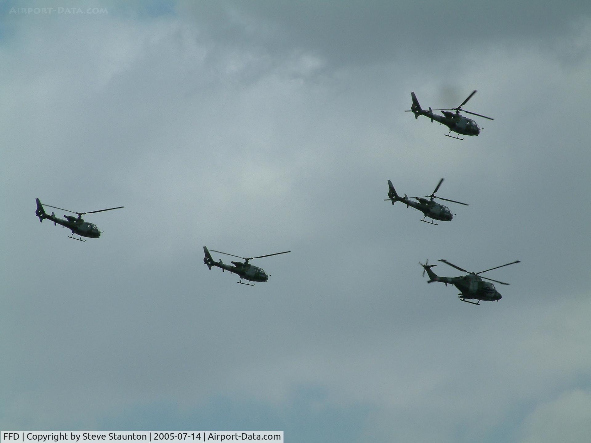 RAF Fairford Airport, Fairford, England United Kingdom (FFD) - Blue Eagles at Royal International Air Tattoo 2005