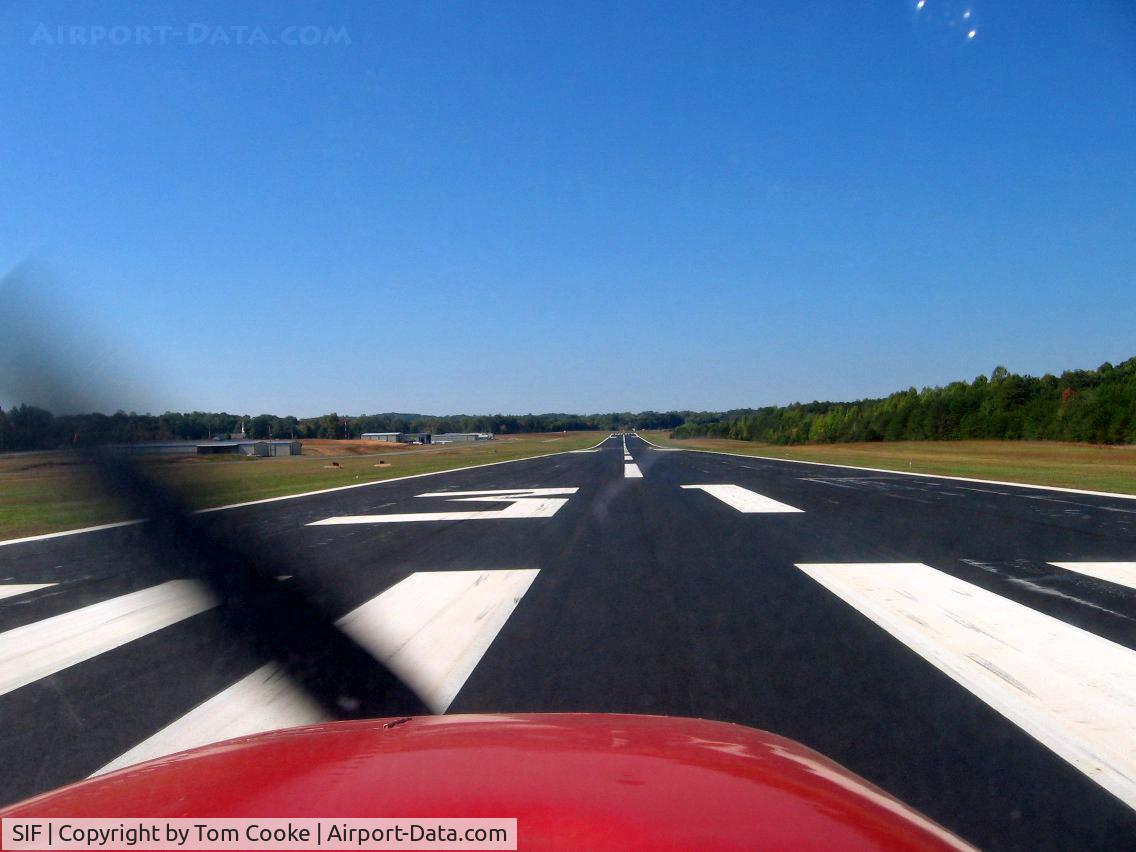 Rockingham County Nc Shiloh Airport (SIF) - takeoff roll rwy 31