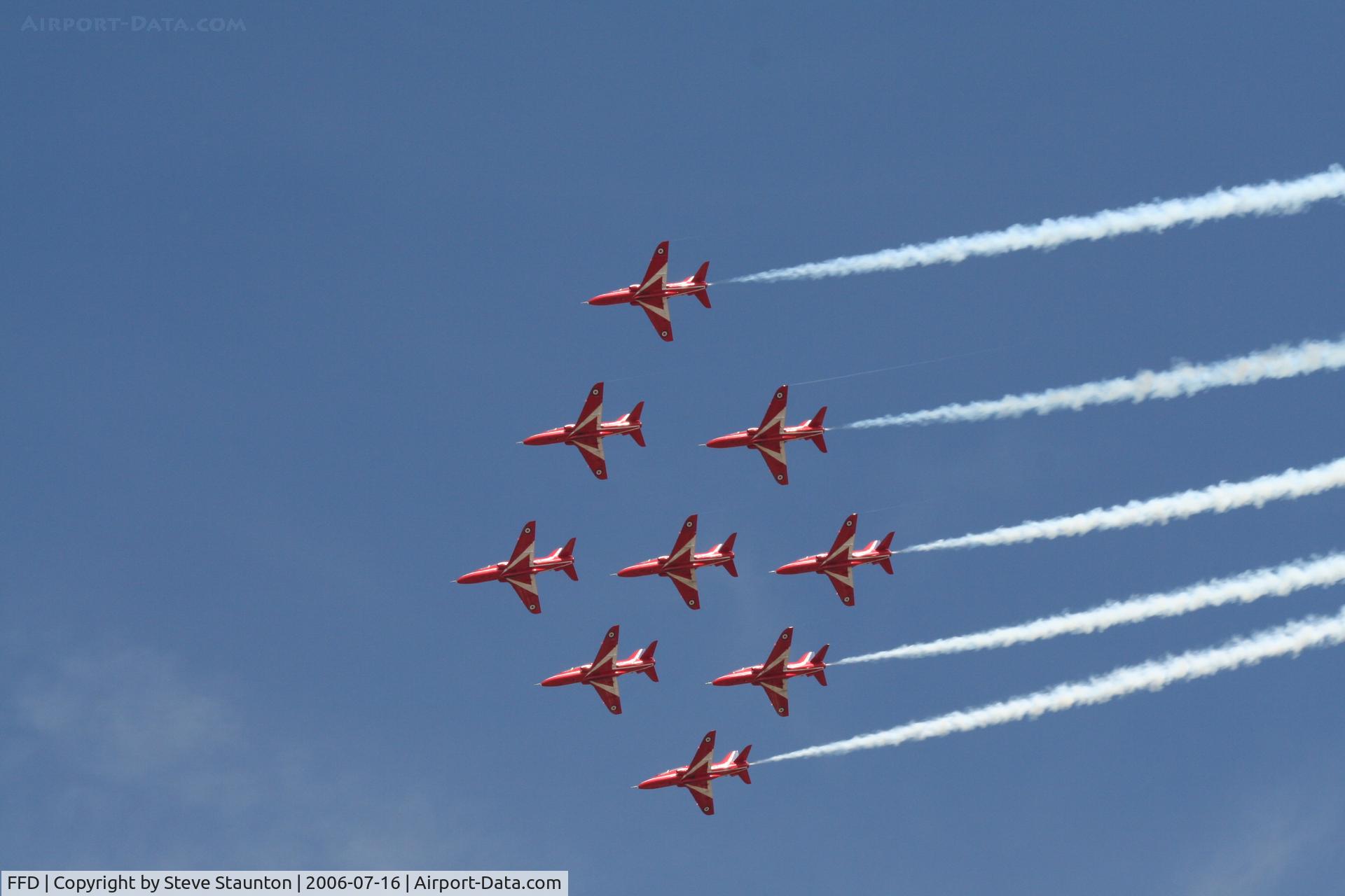 RAF Fairford Airport, Fairford, England United Kingdom (FFD) - The Red Arrows at Royal International Air Tattoo 2006