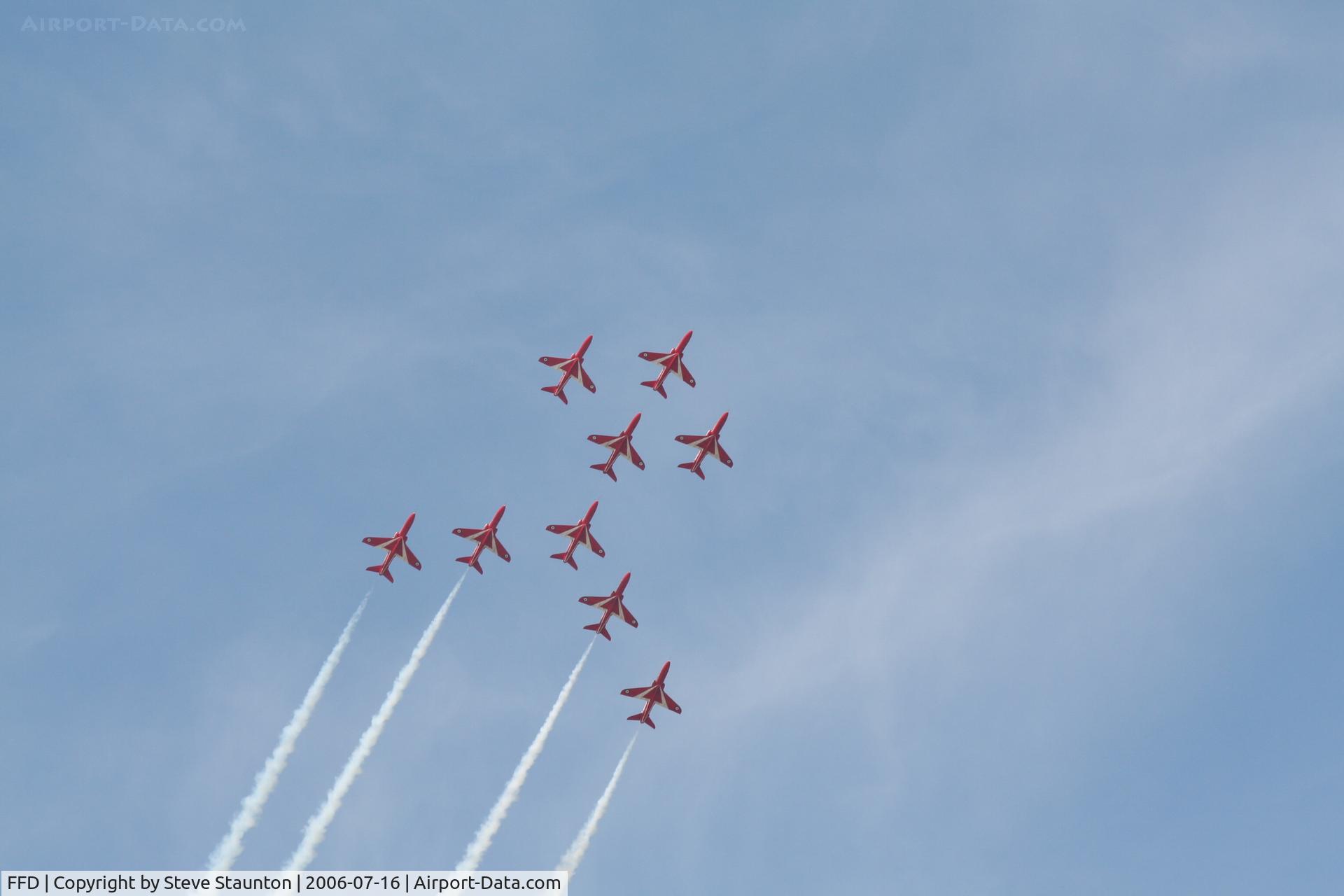 RAF Fairford Airport, Fairford, England United Kingdom (FFD) - The Red Arrows at Royal International Air Tattoo 2006