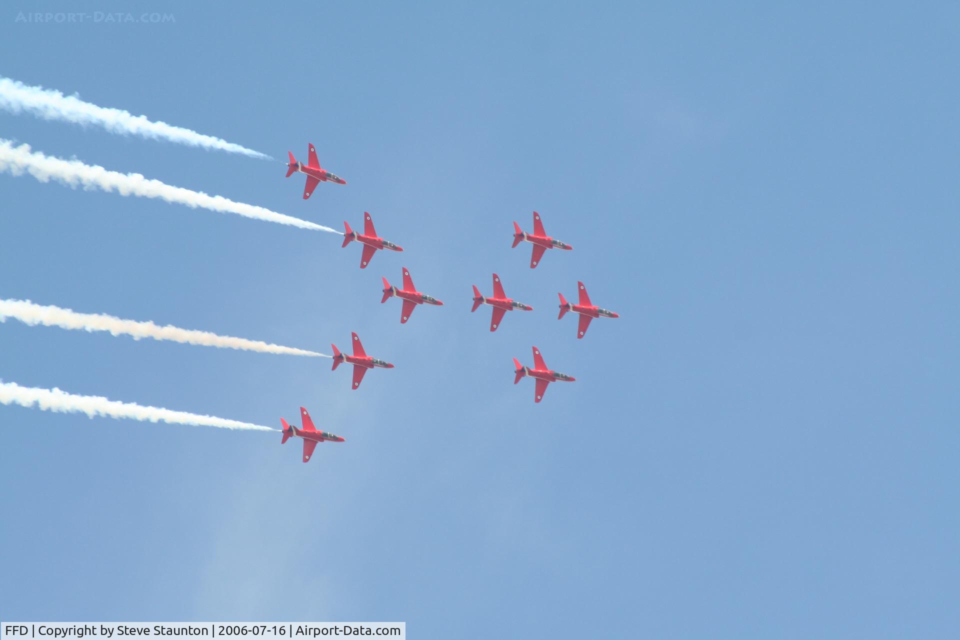 RAF Fairford Airport, Fairford, England United Kingdom (FFD) - The Red Arrows at Royal International Air Tattoo 2006