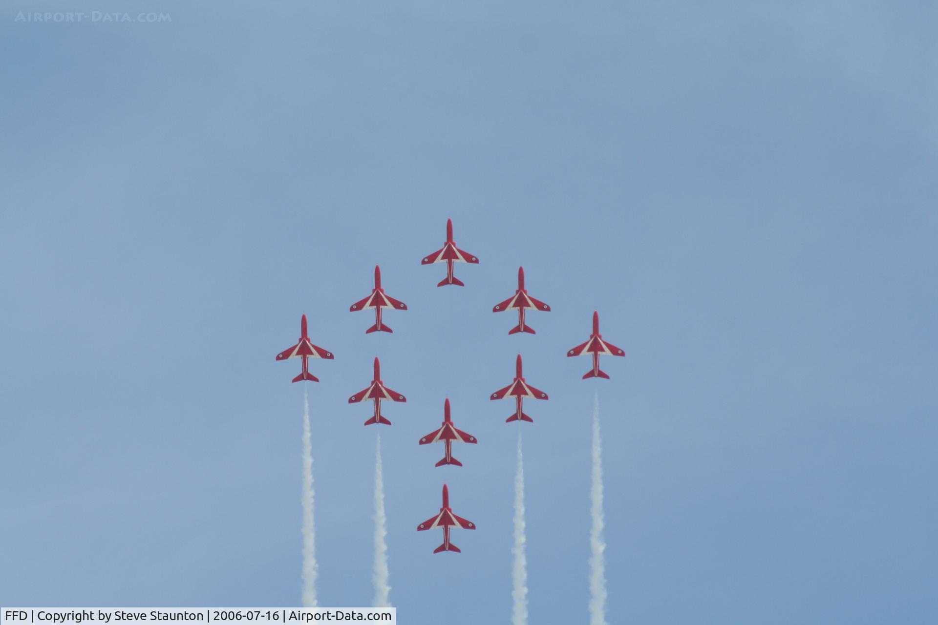 RAF Fairford Airport, Fairford, England United Kingdom (FFD) - The Red Arrows at Royal International Air Tattoo 2006
