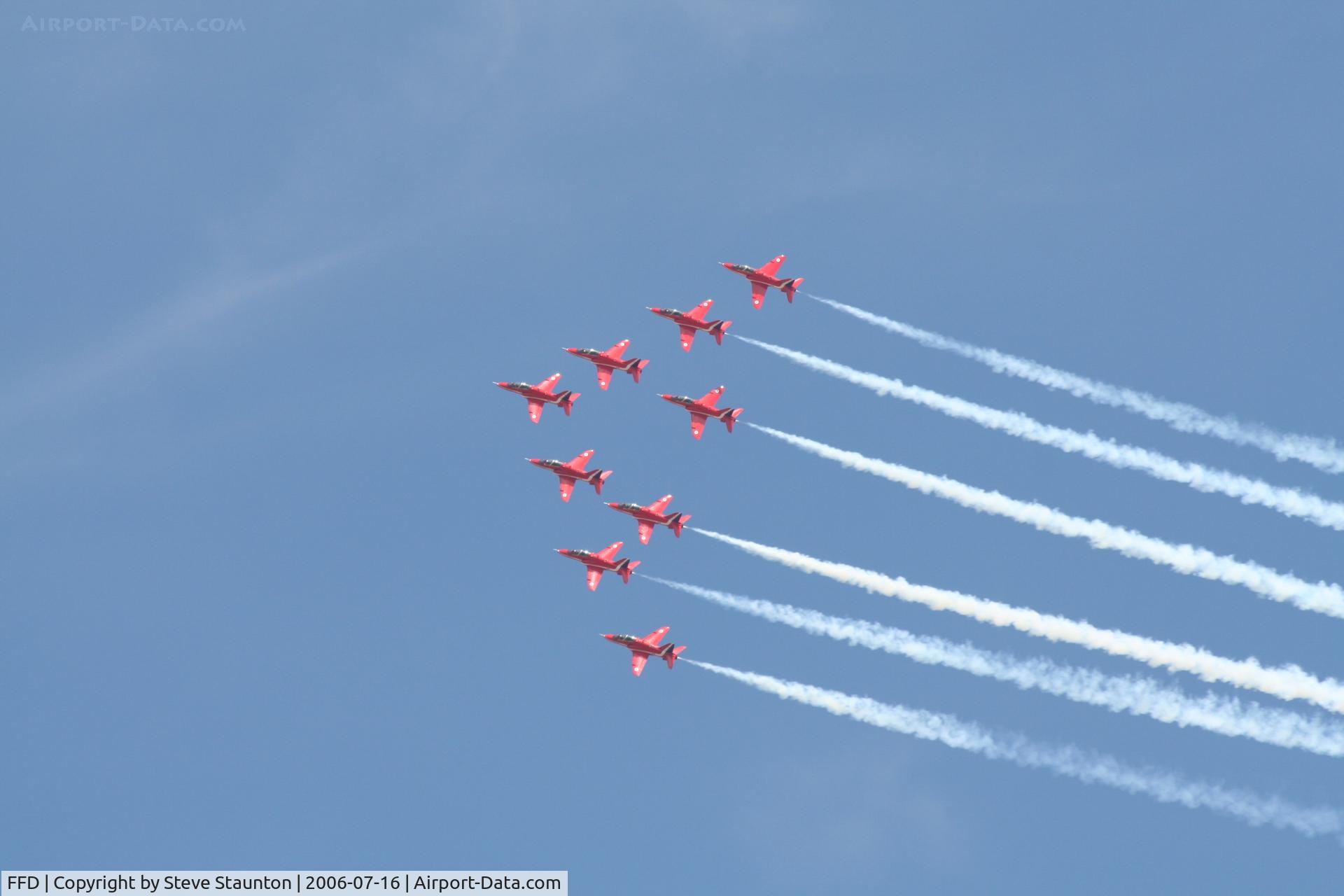 RAF Fairford Airport, Fairford, England United Kingdom (FFD) - The Red Arrows at Royal International Air Tattoo 2006