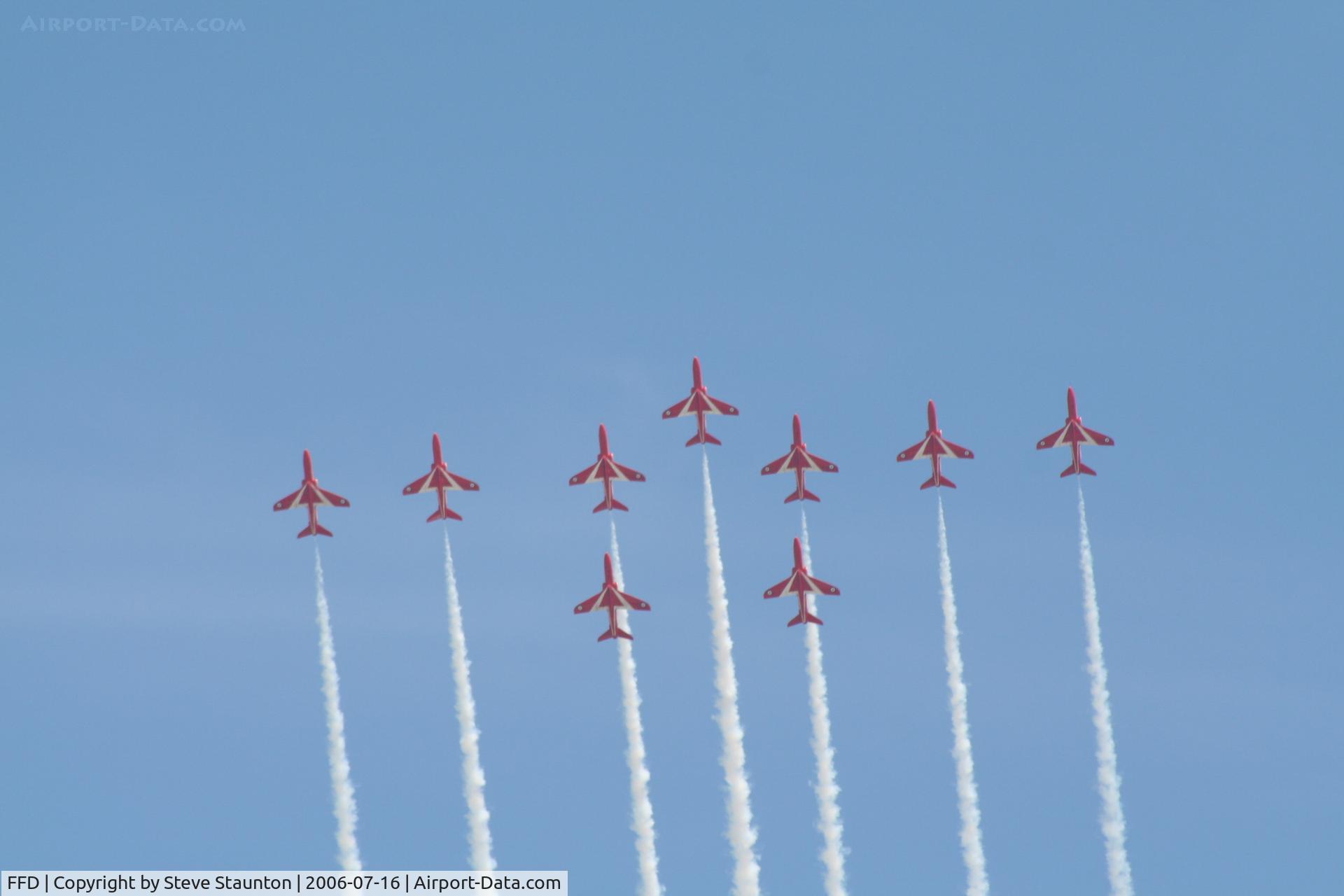 RAF Fairford Airport, Fairford, England United Kingdom (FFD) - The Red Arrows at Royal International Air Tattoo 2006
