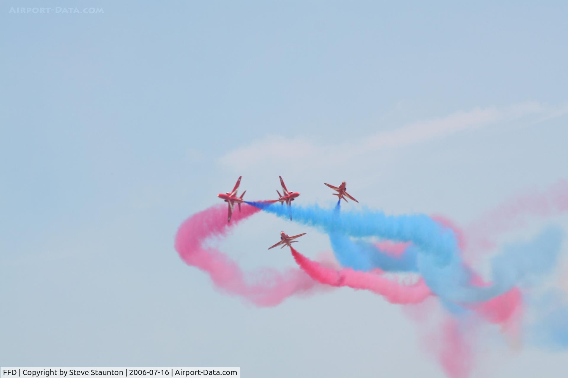 RAF Fairford Airport, Fairford, England United Kingdom (FFD) - The Red Arrows at Royal International Air Tattoo 2006