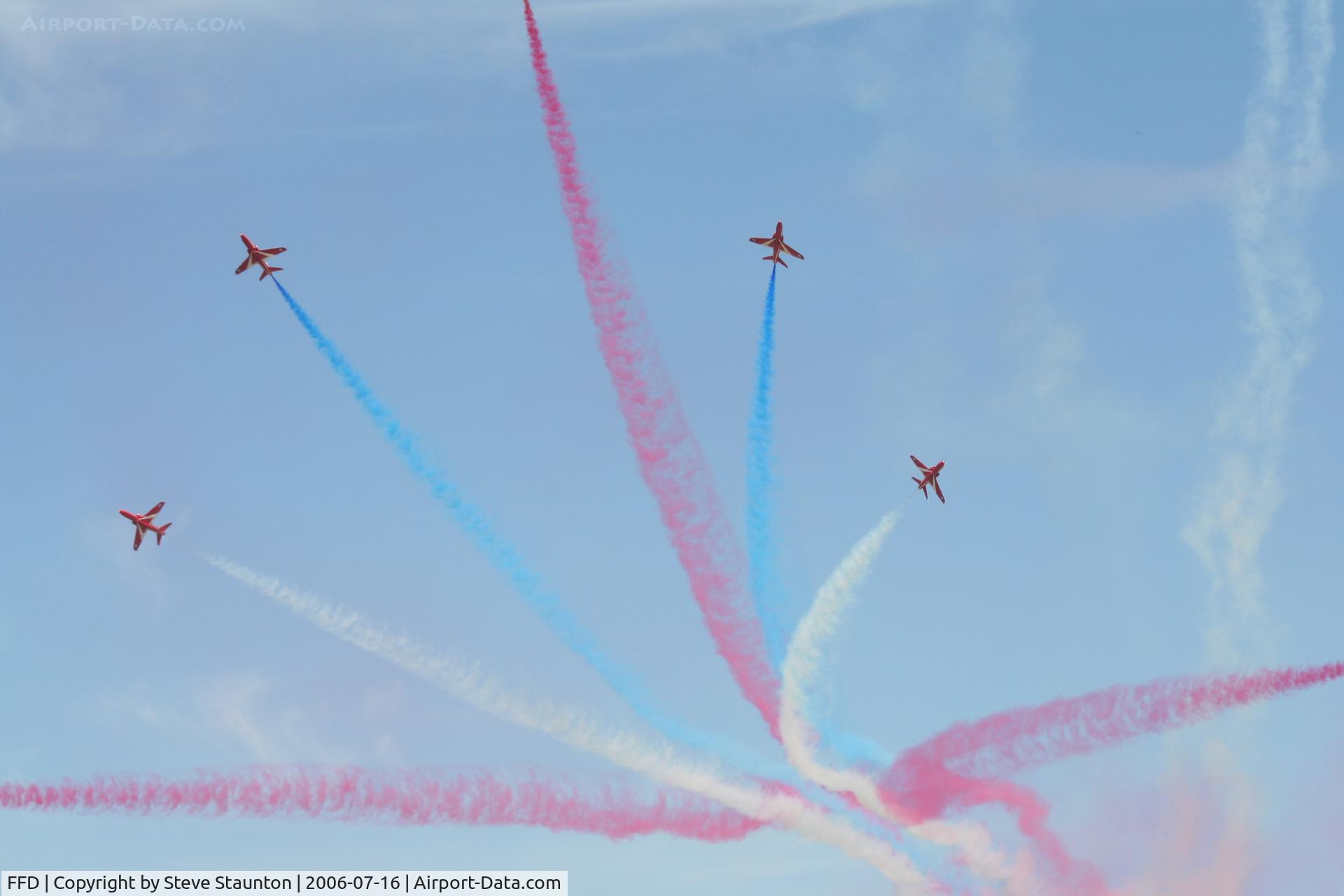 RAF Fairford Airport, Fairford, England United Kingdom (FFD) - The Red Arrows at Royal International Air Tattoo 2006