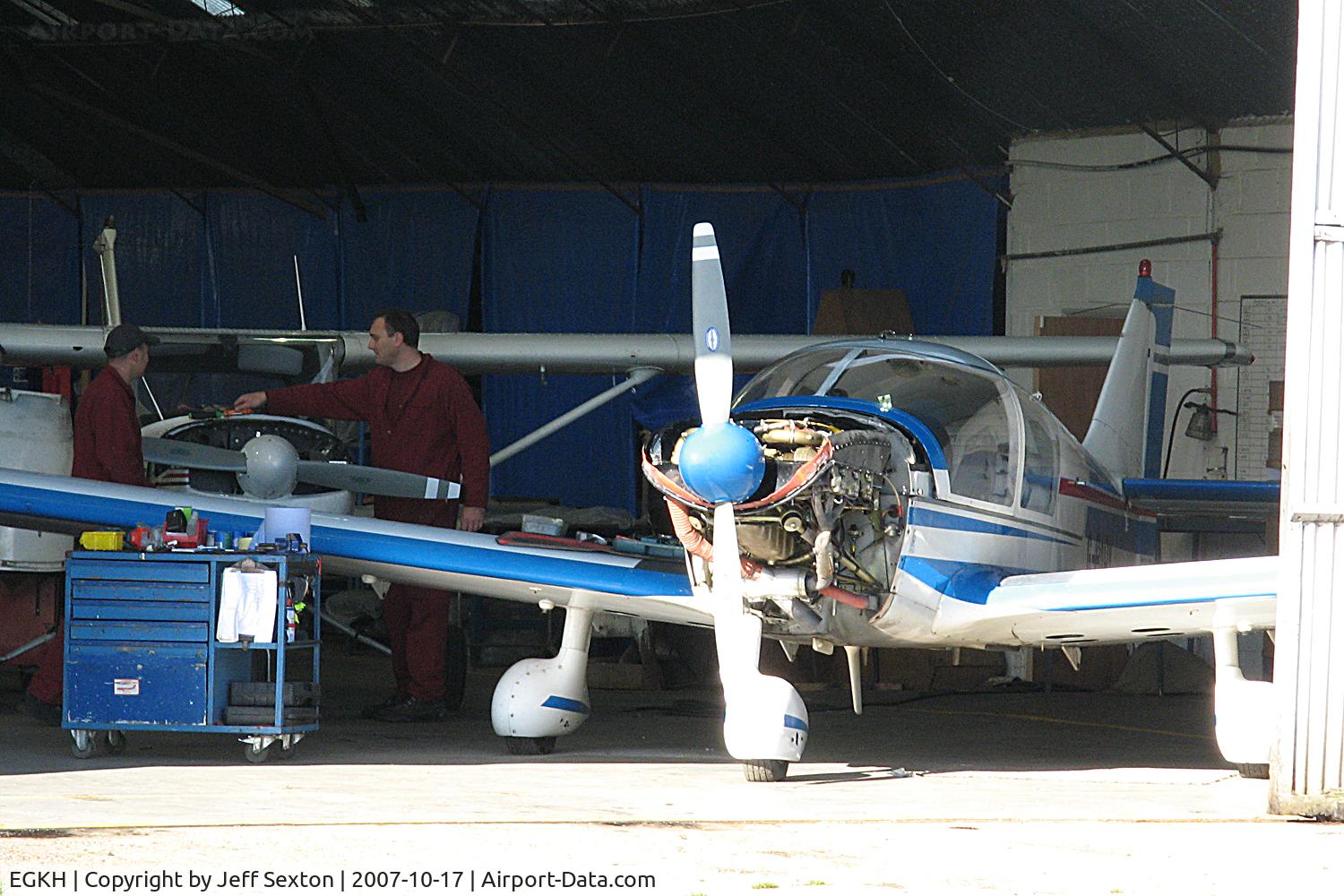 Lashenden/Headcorn Airport, Maidstone, England United Kingdom (EGKH) - Maintenance Hangar