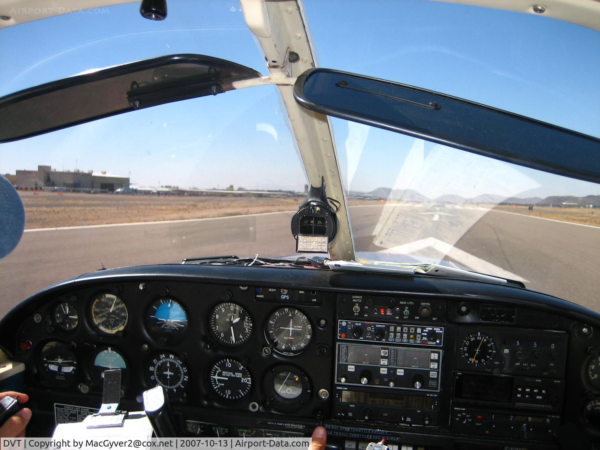 Phoenix Deer Valley Airport (DVT) - Taking off 25L