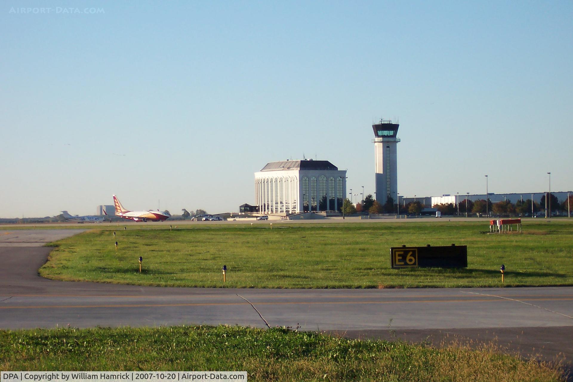 Dupage Airport (DPA) - DuPage Airport from Echo Hangers