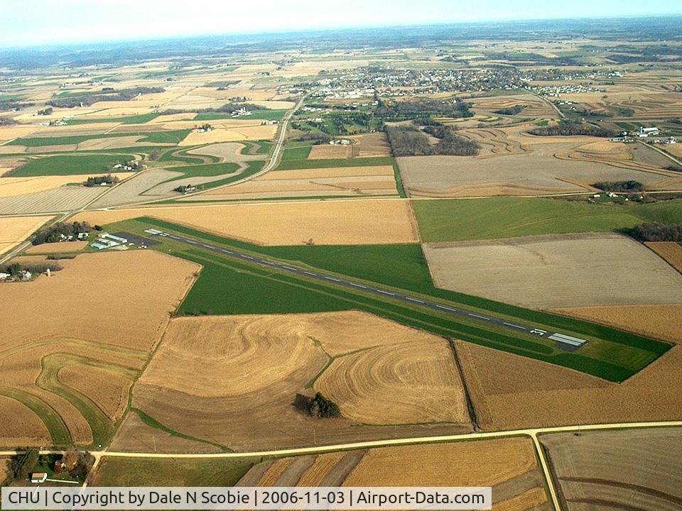 Houston County Airport (CHU) - Looking North w/ Caledonia City in background