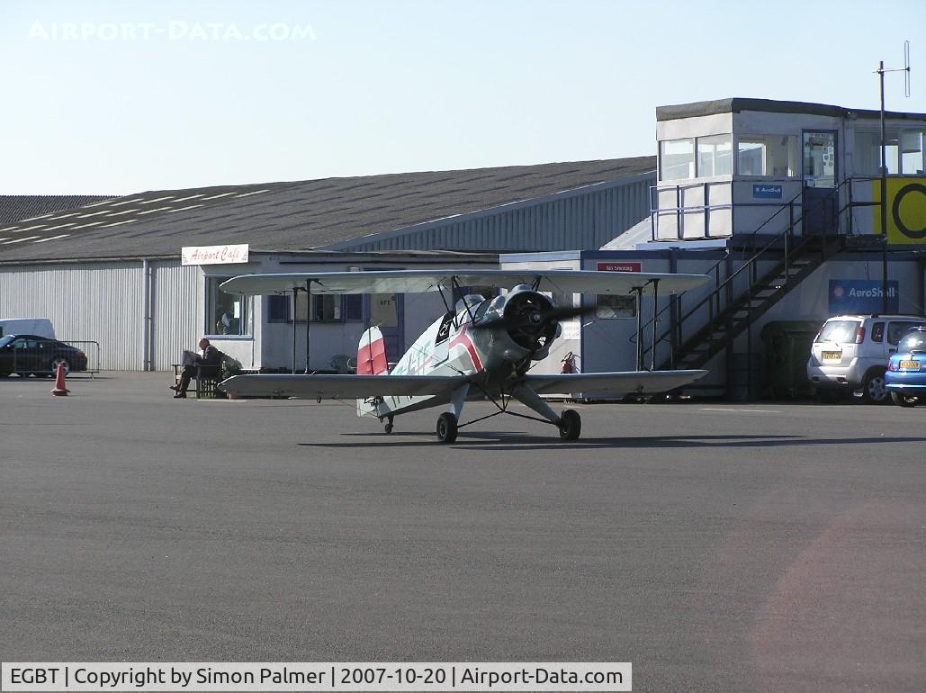 Turweston Aerodrome Airport, Turweston, England United Kingdom (EGBT) - View of the tower at Turweston