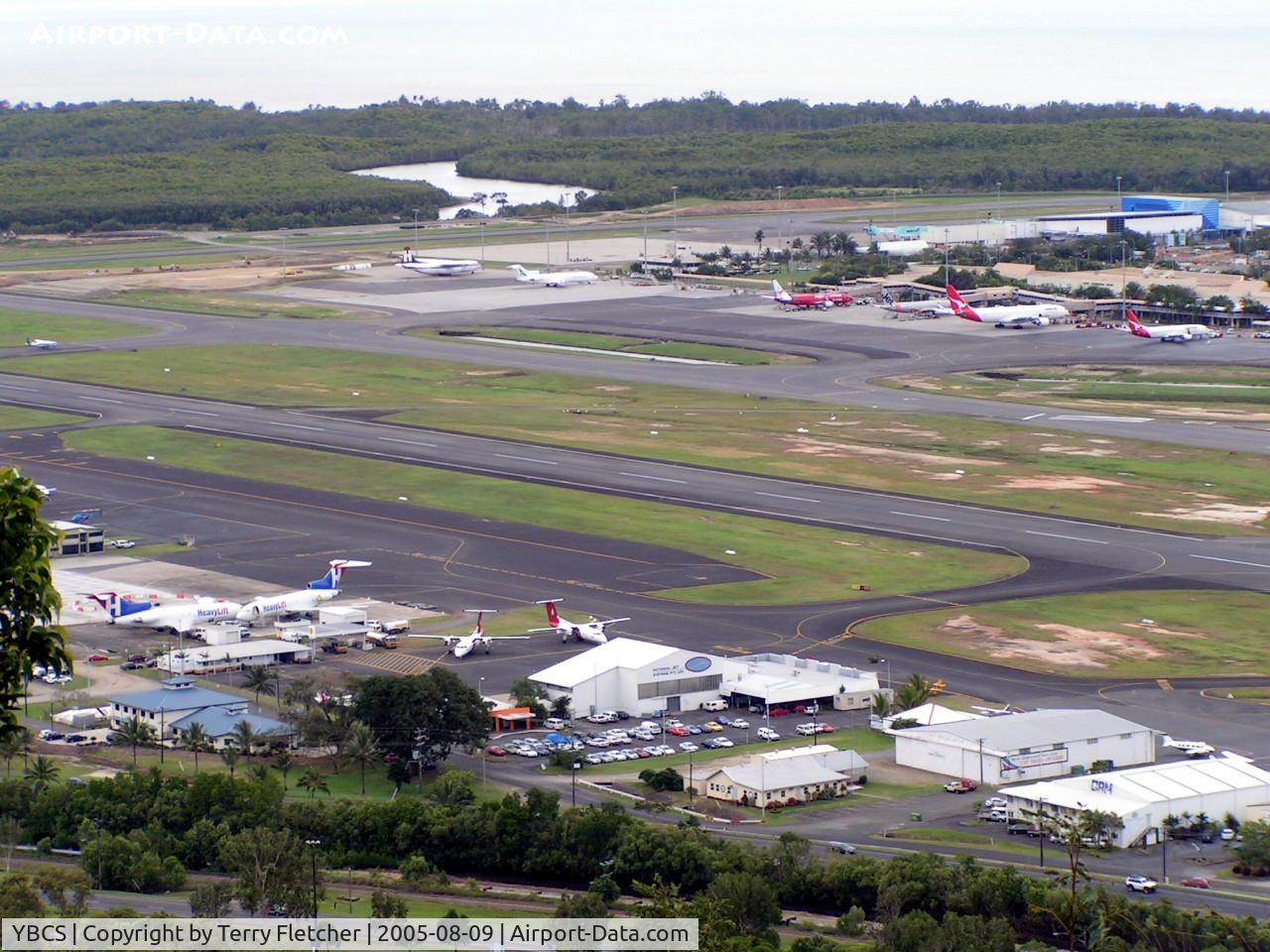 Cairns International Airport, Cairns, Queensland Australia (YBCS) - View from the adjacent Mountain park