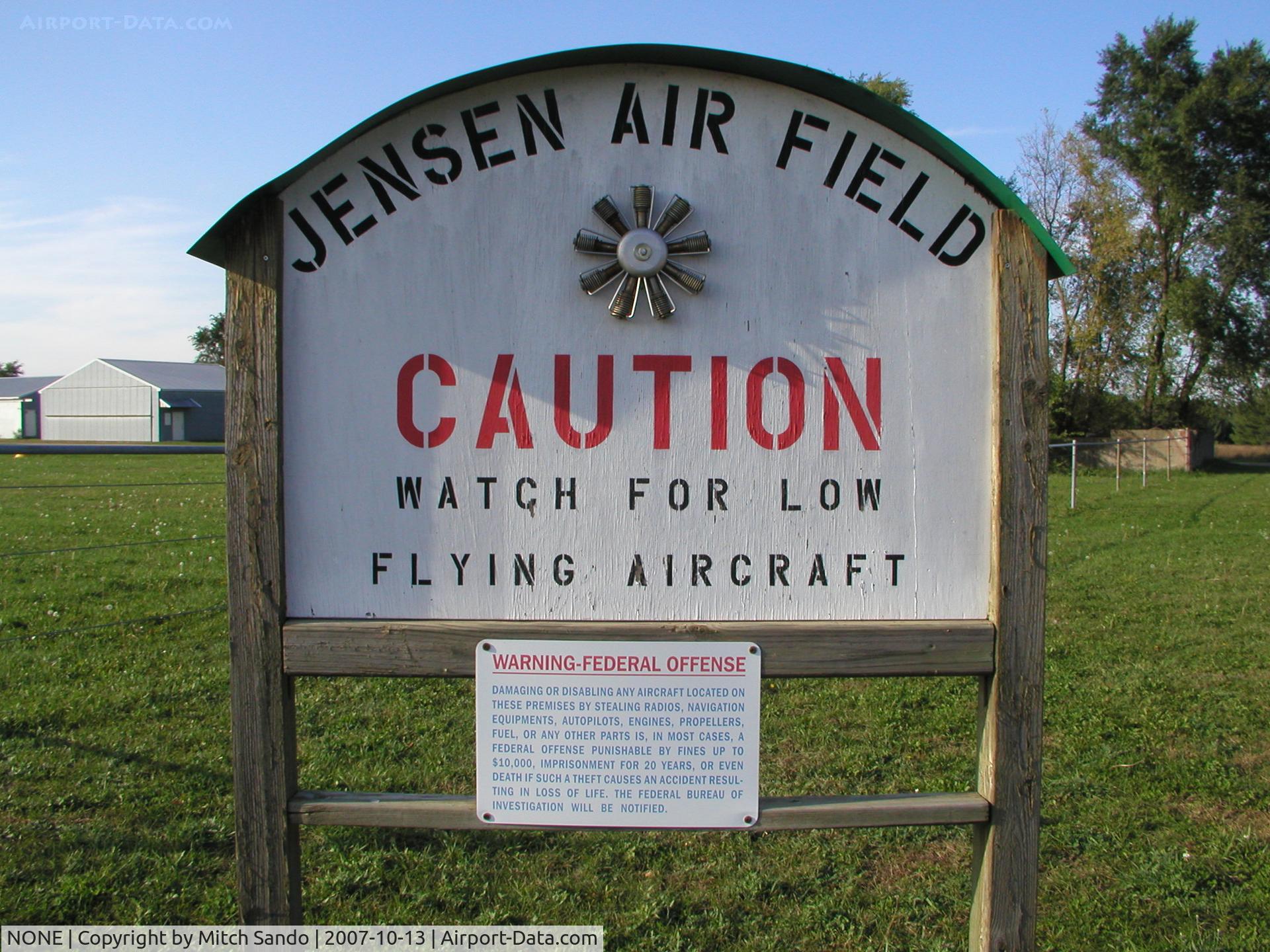 NONE Airport - Jensen Field in rural Dakota County east of Rosemount, MN.