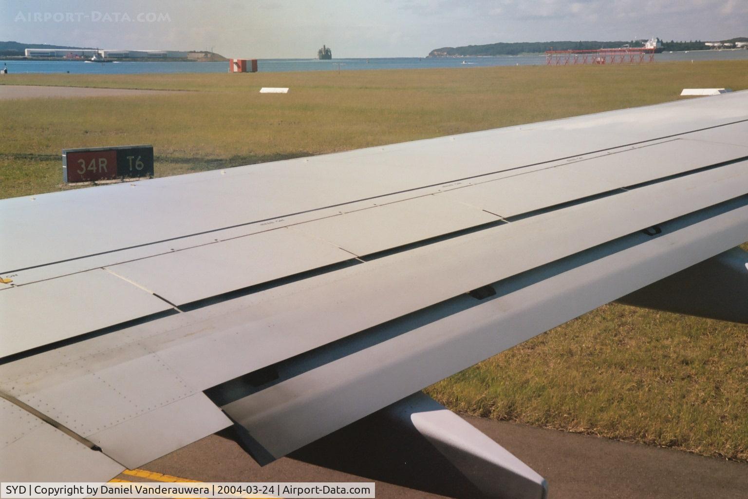 Sydney Airport, Mascot, New South Wales Australia (SYD) - Botany Bay, seen from VH-VBI, flight DJ816 departing to MEL