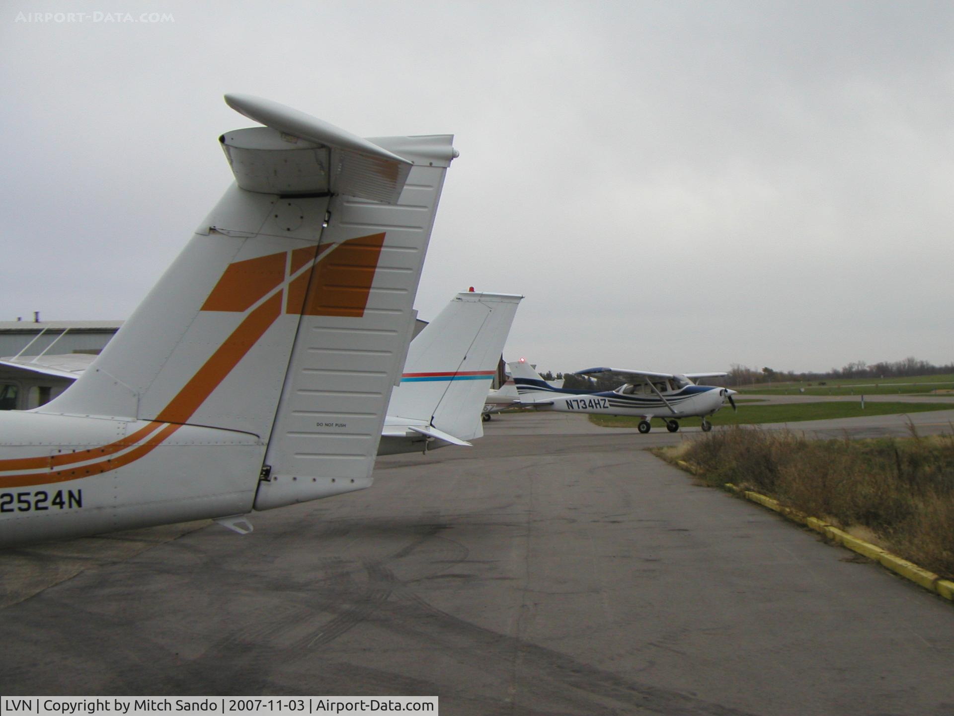 Airlake Airport (LVN) - Airlake Airport's Main Ramp.