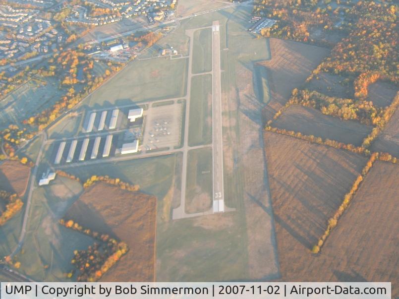 Indianapolis Metropolitan Airport (UMP) - From 4500' on a frosty fall morning