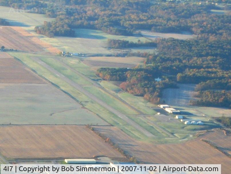 Putnam County Airport (4I7) - From 4500' on a frosty fall morning