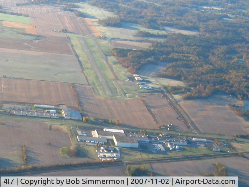 Putnam County Airport (4I7) - From 4500' on a frosty fall morning