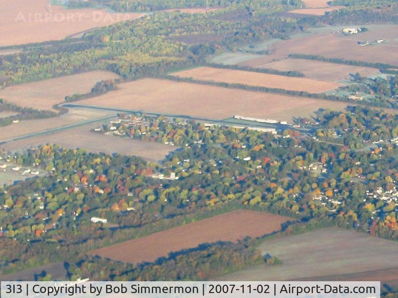 Sky King Airport (3I3) - From 4500' on a frosty fall morning