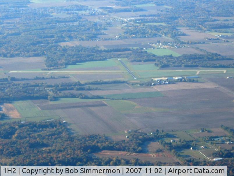 Effingham County Memorial Airport (1H2) - Looking south from 4500'