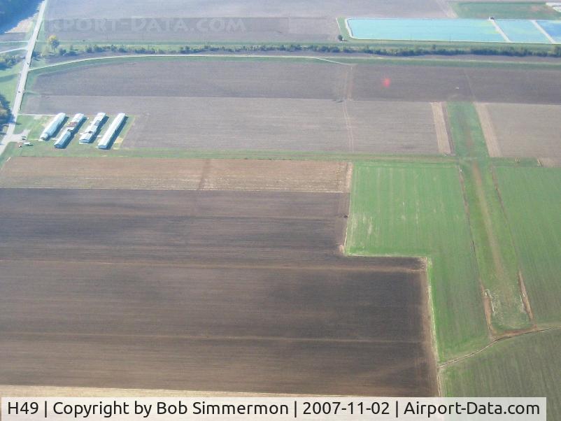 Sackman Field Airport (H49) - Looking south from 2000'