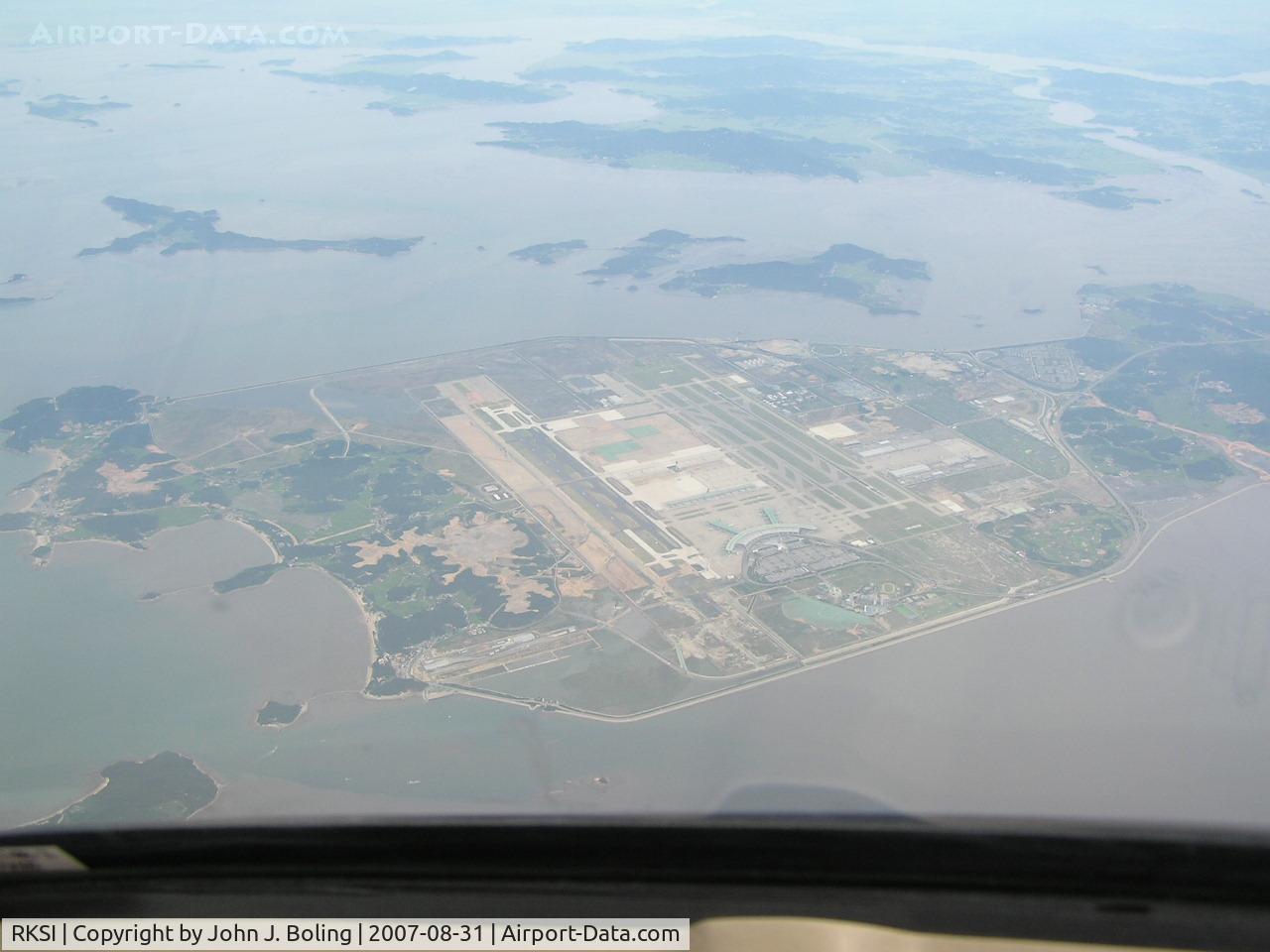 Incheon International Airport, Incheon (near Seoul) Korea, Republic of (RKSI) - Seoul/Incheon Airport looking north.(ICN)