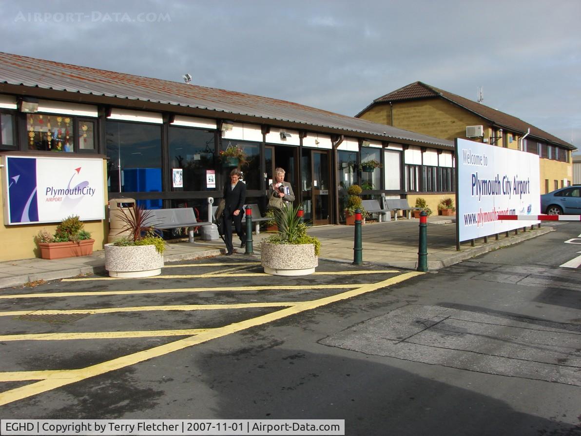 Plymouth City Airport, Plymouth, England United Kingdom (EGHD) - Passenger Terminal at Plymouth , Devon , UK