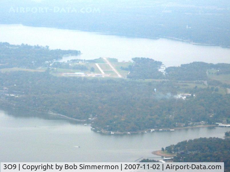 Grand Lake Regional Airport (3O9) - Looking south from 4500' and 10nm