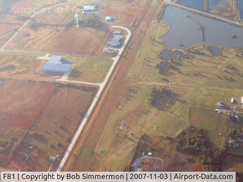 Okemah Flying Field Airport (F81) - Dawn at 3500'