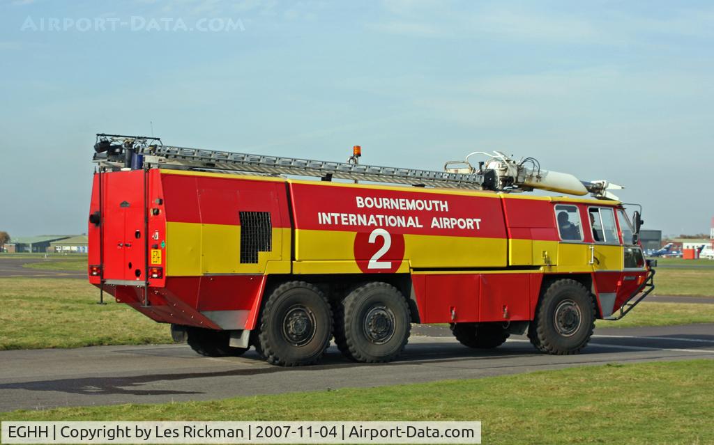 Bournemouth Airport, Bournemouth, England United Kingdom (EGHH) - Fire Engine no.2