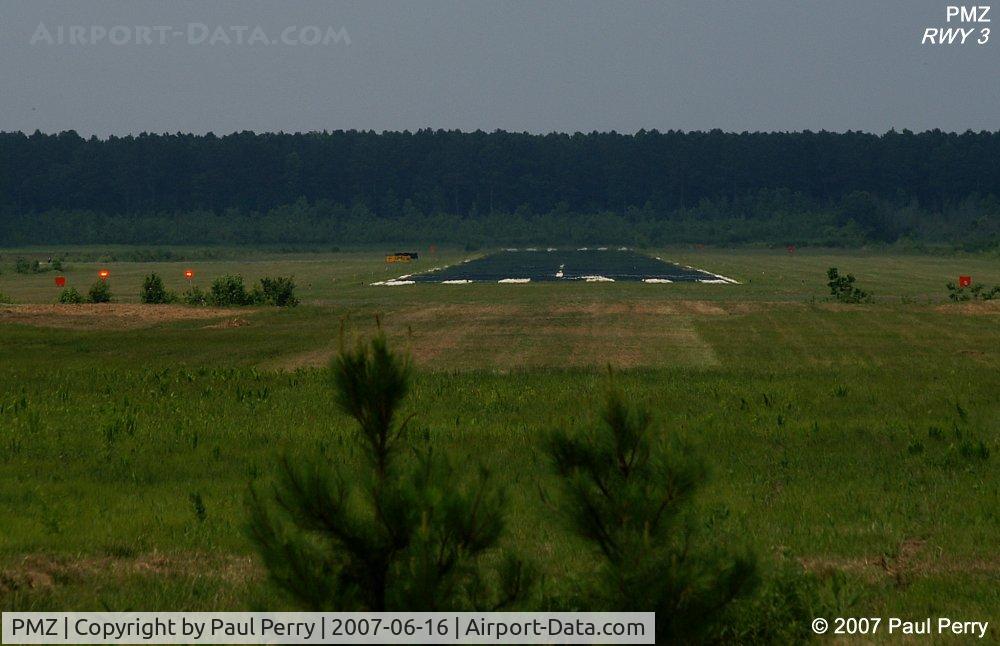 Plymouth Municipal Airport (PMZ) - Looking down the runway