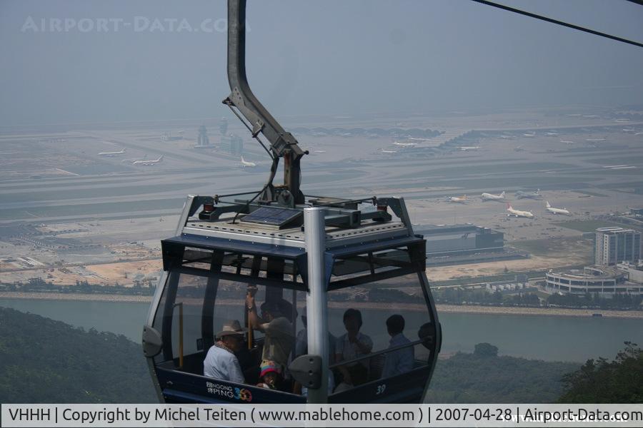 Hong Kong International Airport, Hong Kong Hong Kong (VHHH) - The airport seen from Ngong Ping Skyrail gondola