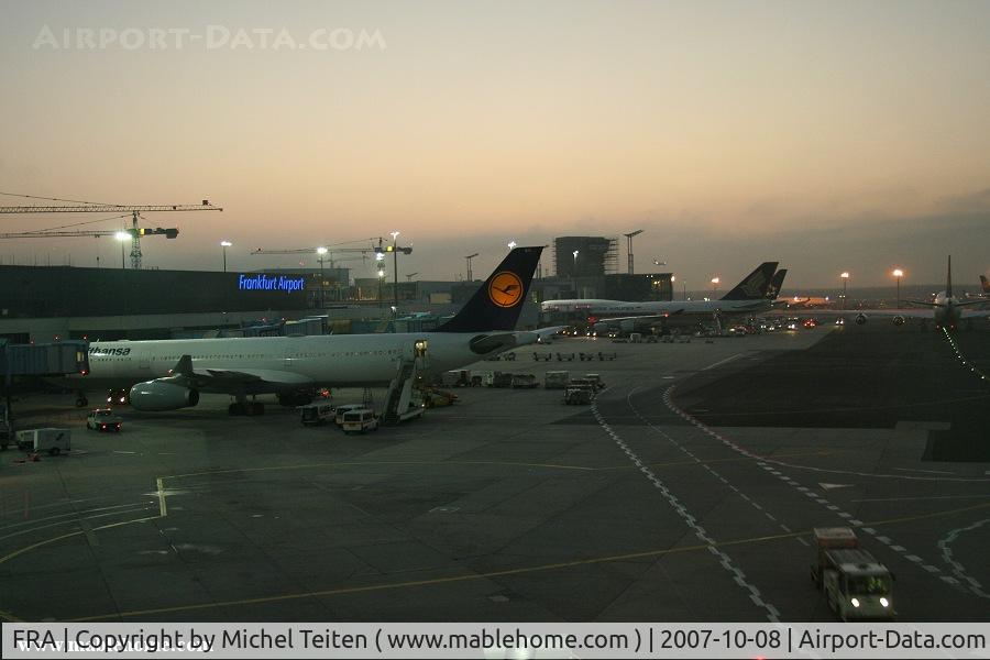 Frankfurt International Airport, Frankfurt am Main Germany (FRA) - Early morning at Frankfurt