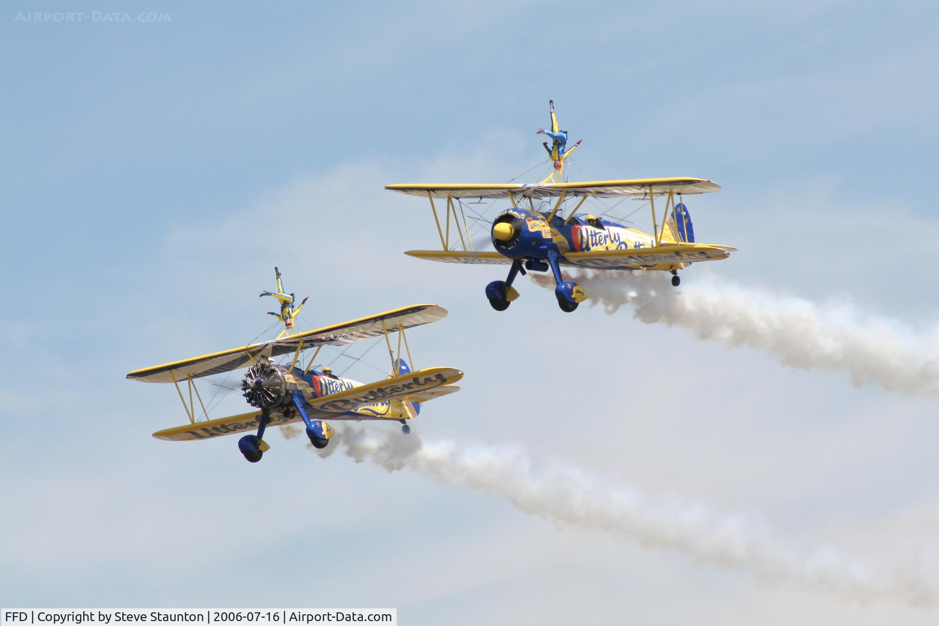 RAF Fairford Airport, Fairford, England United Kingdom (FFD) - Utterly Butterly team at Royal International Air Tattoo 2006
