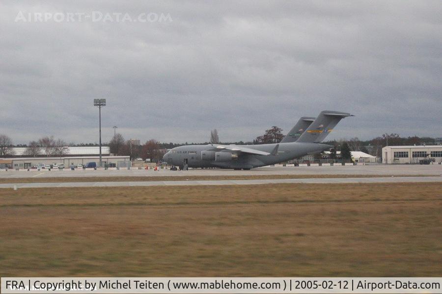 Frankfurt International Airport, Frankfurt am Main Germany (FRA) - C-17s from USAF Air Mobility Command on the main parking