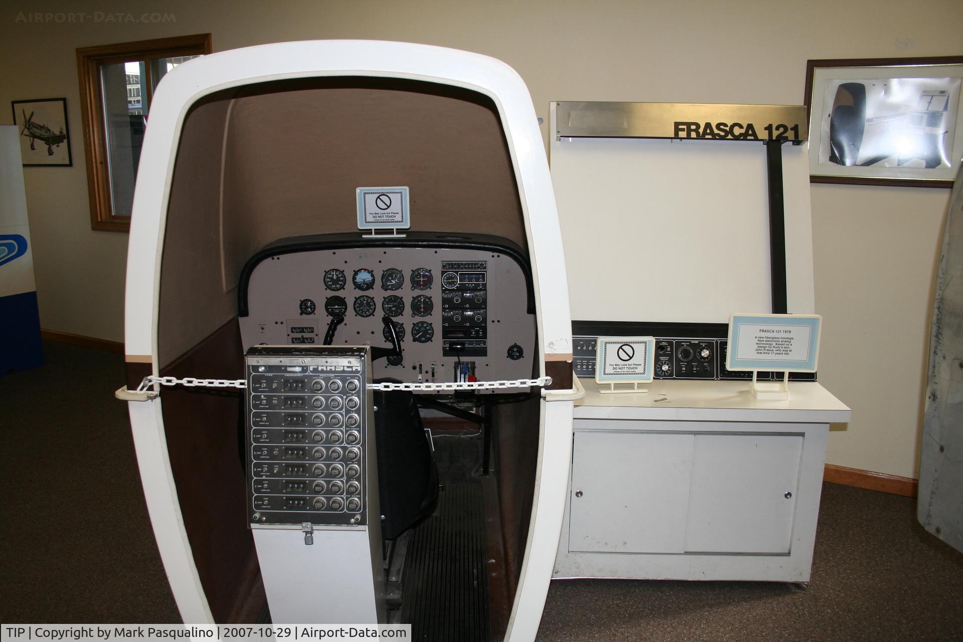 Rantoul Natl Avn Cntr-frank Elliott Fld Airport (TIP) - Frasca 121 ground trainer at Octave Chanute Aerospace Museum