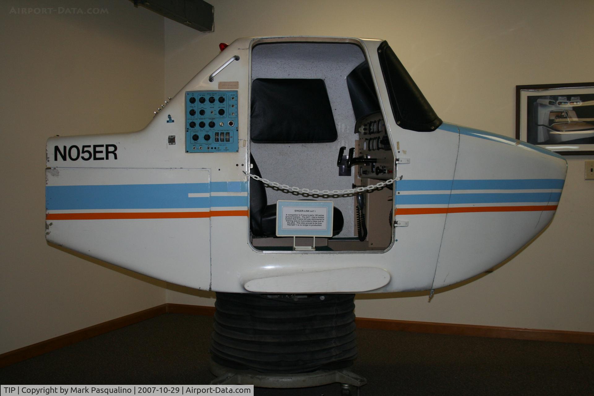 Rantoul Natl Avn Cntr-frank Elliott Fld Airport (TIP) - Singer-Link GAT-1 ground trainer at Octave Chanute Aerospace Museum