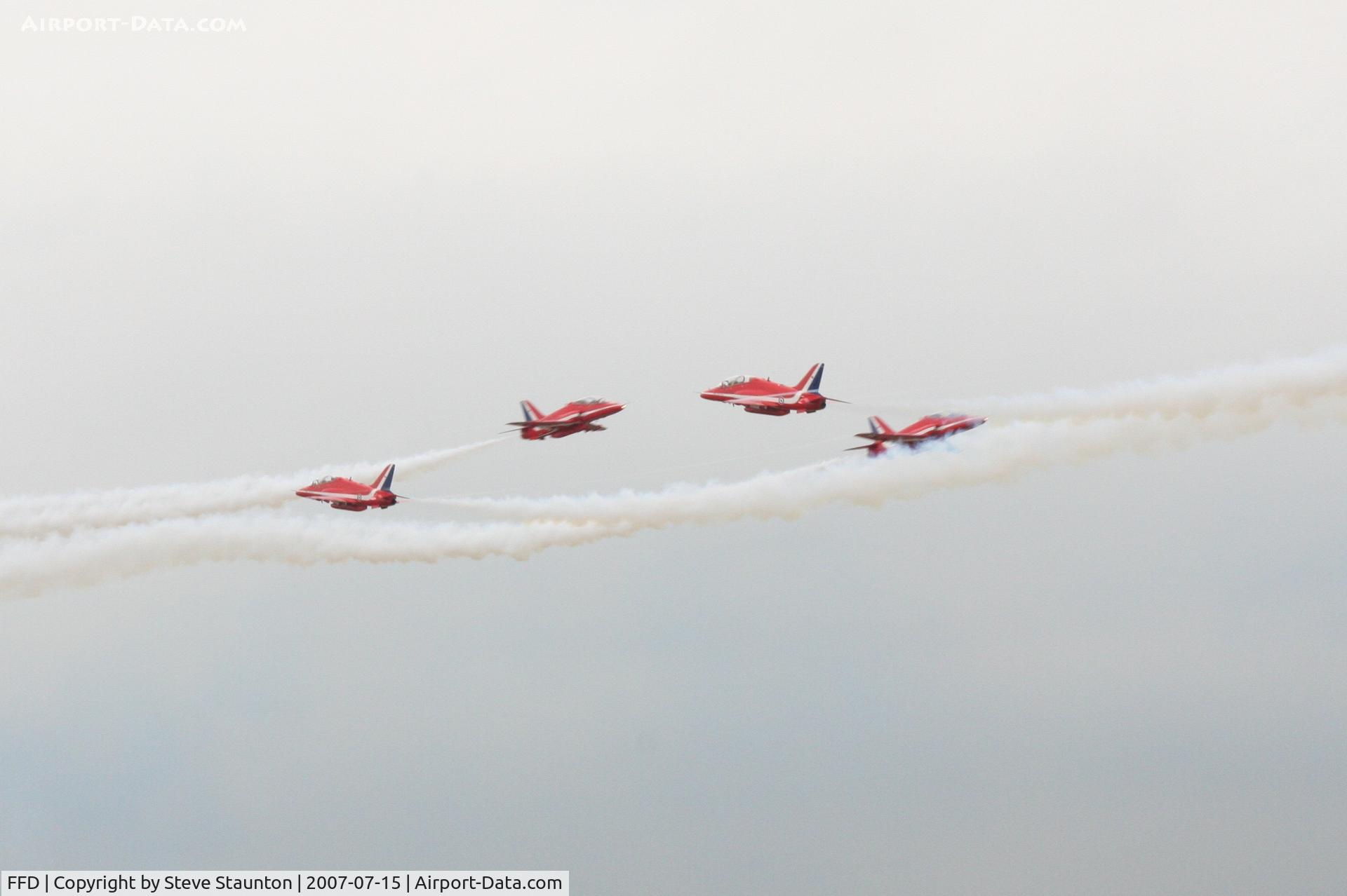 RAF Fairford Airport, Fairford, England United Kingdom (FFD) - Red Arrows at Royal International Air Tattoo 2007