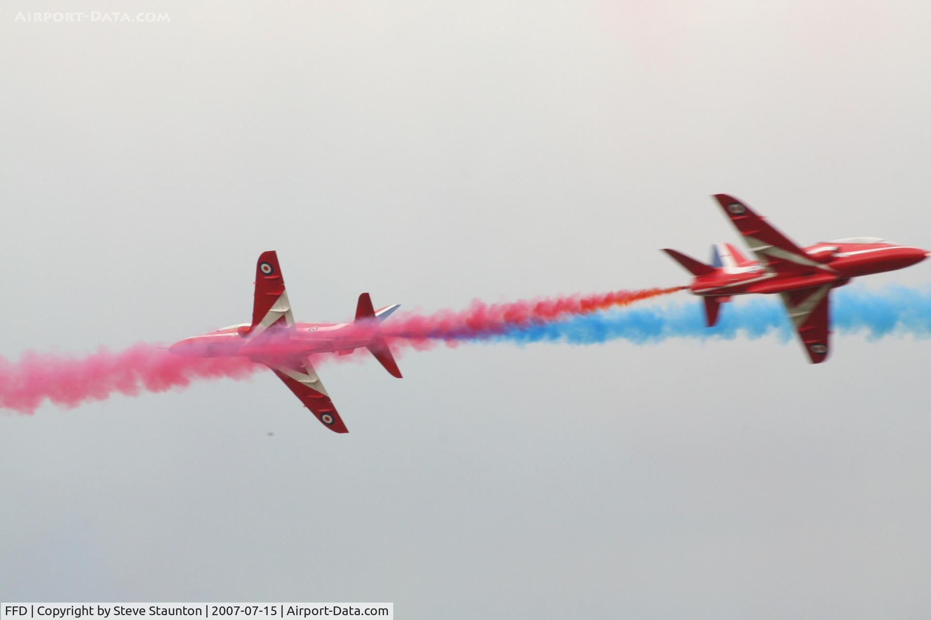 RAF Fairford Airport, Fairford, England United Kingdom (FFD) - Red Arrows at Royal International Air Tattoo 2007