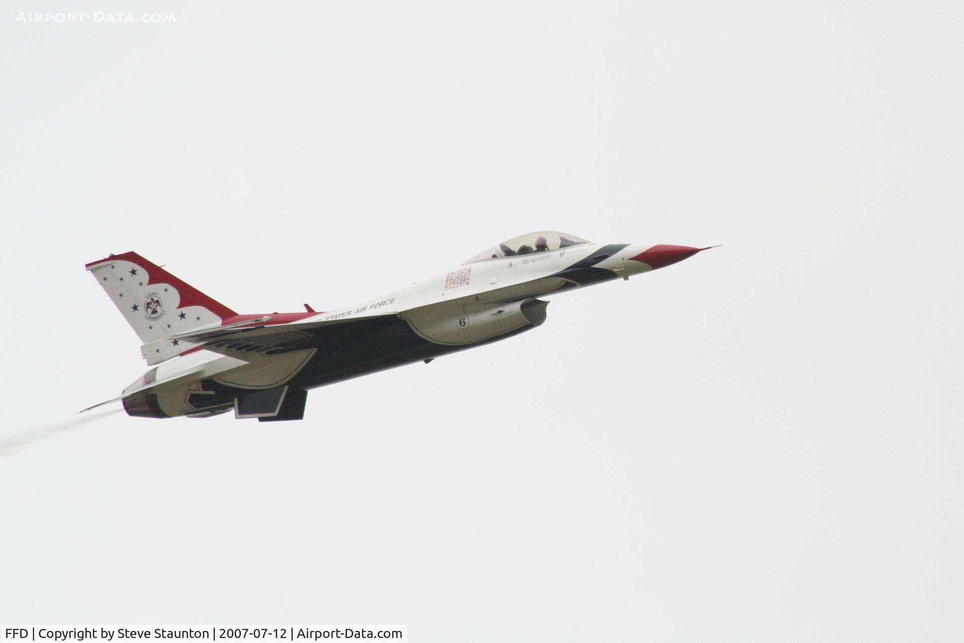 RAF Fairford Airport, Fairford, England United Kingdom (FFD) - Thunderbirds practice at Royal International Air Tattoo 2007