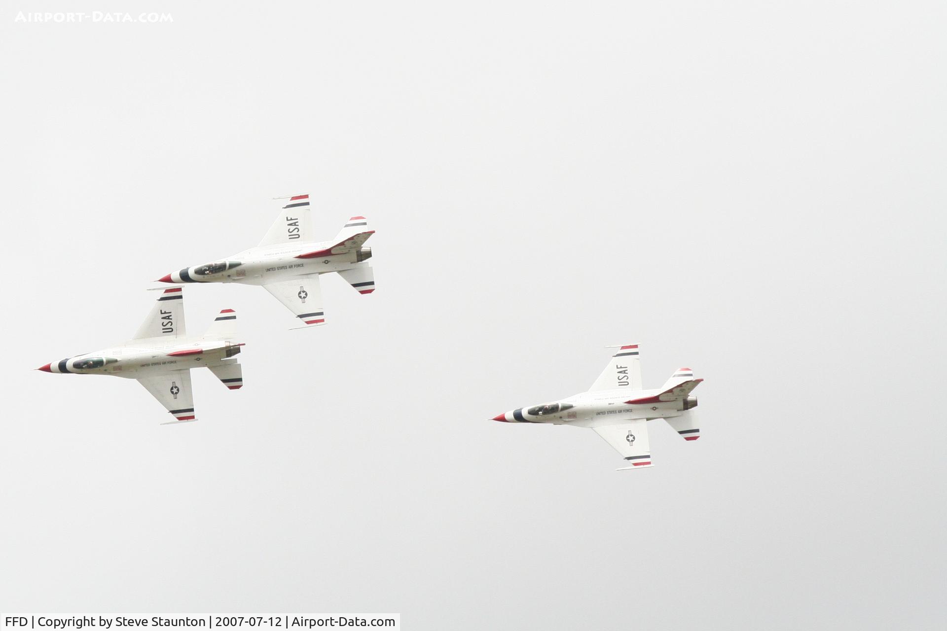 RAF Fairford Airport, Fairford, England United Kingdom (FFD) - Thunderbirds practice at Royal International Air Tattoo 2007