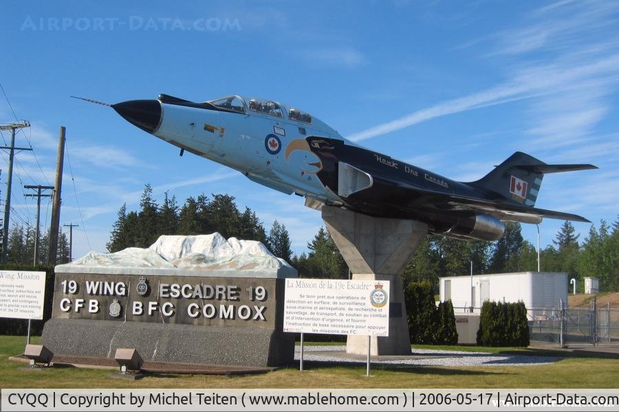 CFB Comox (Comox Airport), Comox, British Columbia Canada (CYQQ) - Beautiful CF-101B as a Gate Guard at CFB Comox