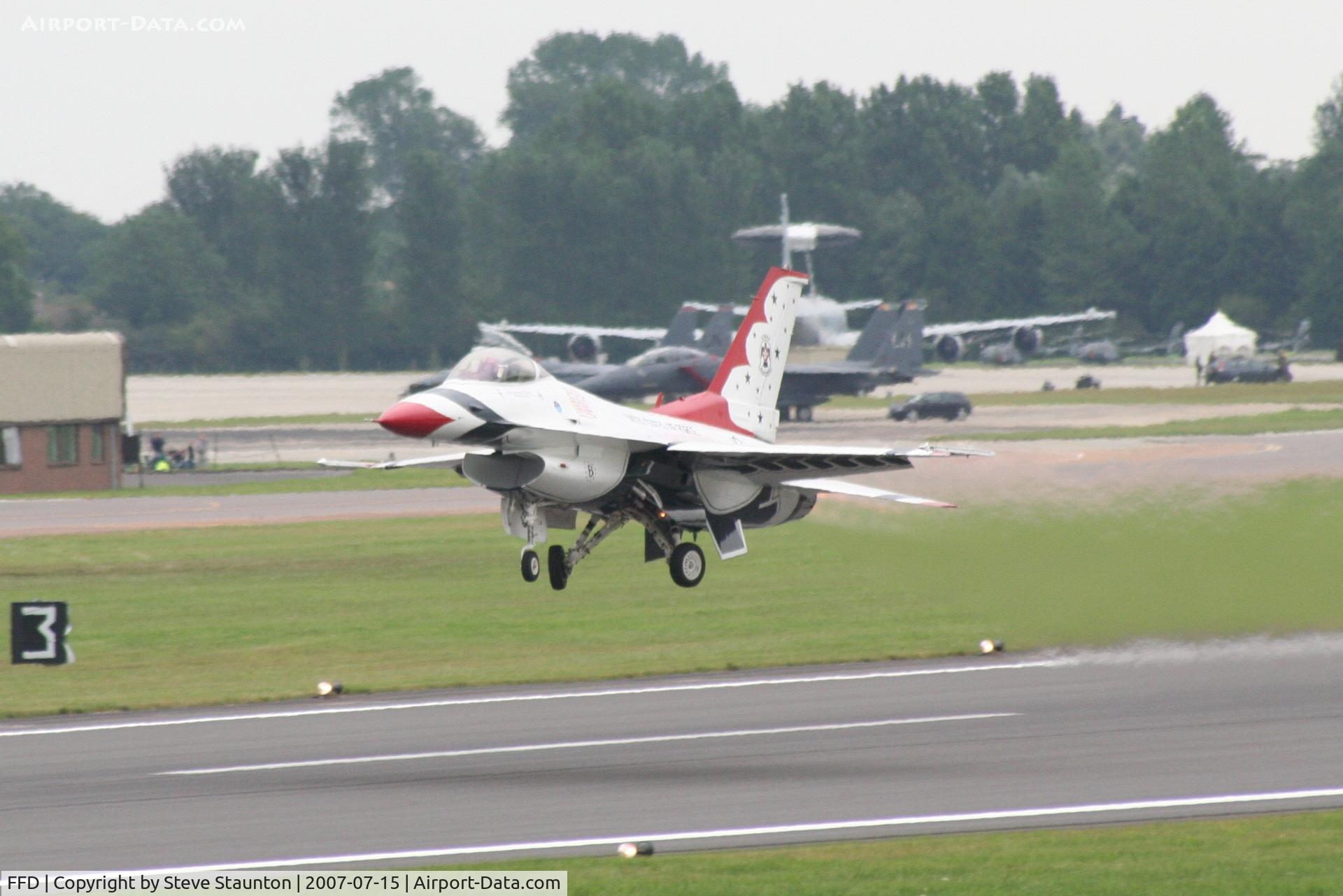 RAF Fairford Airport, Fairford, England United Kingdom (FFD) - Thunderbirds display at Royal International Air Tattoo 2007