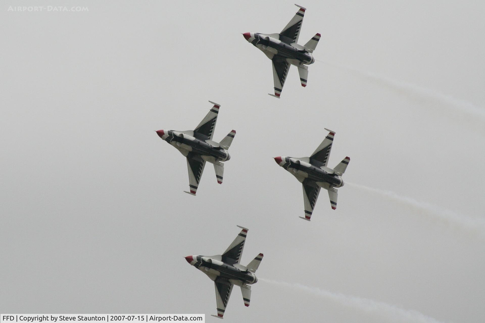 RAF Fairford Airport, Fairford, England United Kingdom (FFD) - Thunderbirds display at Royal International Air Tattoo 2007